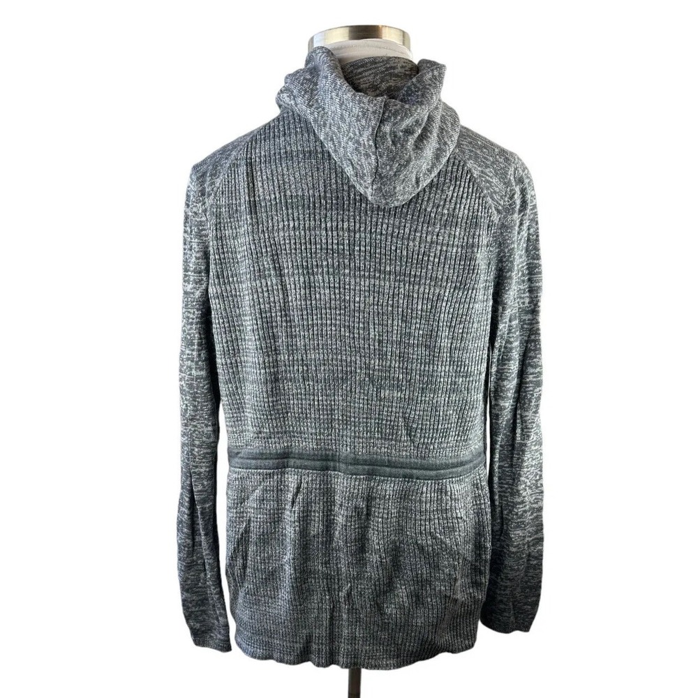 Lululemon Peace of Mind Wrap Hooded Cardi Heathered Dark Slate Silver Spoon Gray - Picture 9 of 10